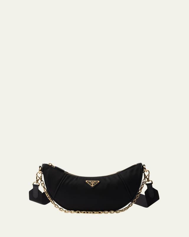 Demi-Lune Re-Nylon Shoulder Bag